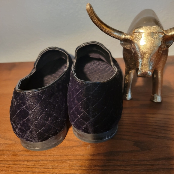 Giorgio Brutini Quilted Black Velvet Loafer 9.5m - Picture 4 of 8
